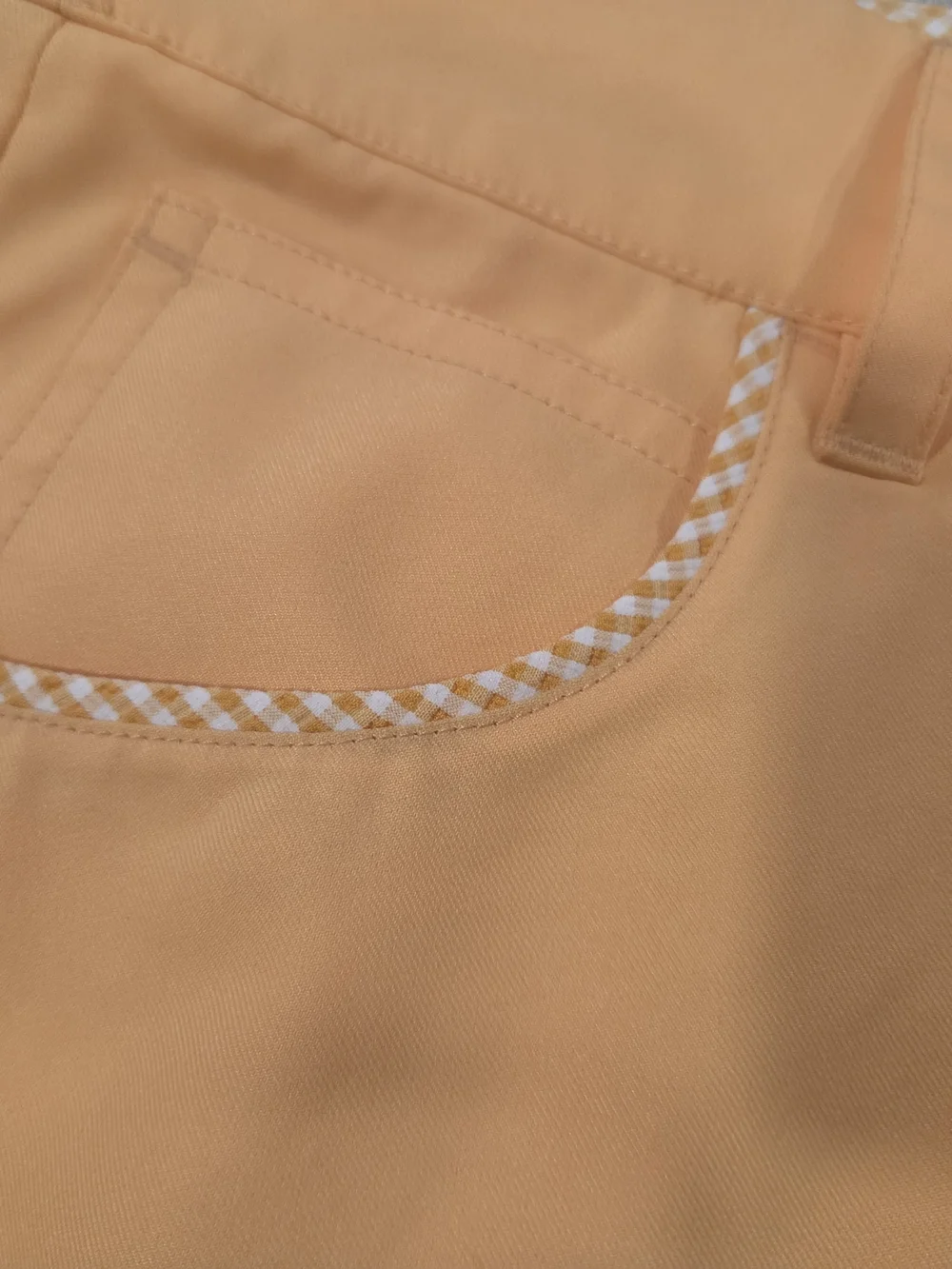 Casual Peach A-Line Mini Skort
